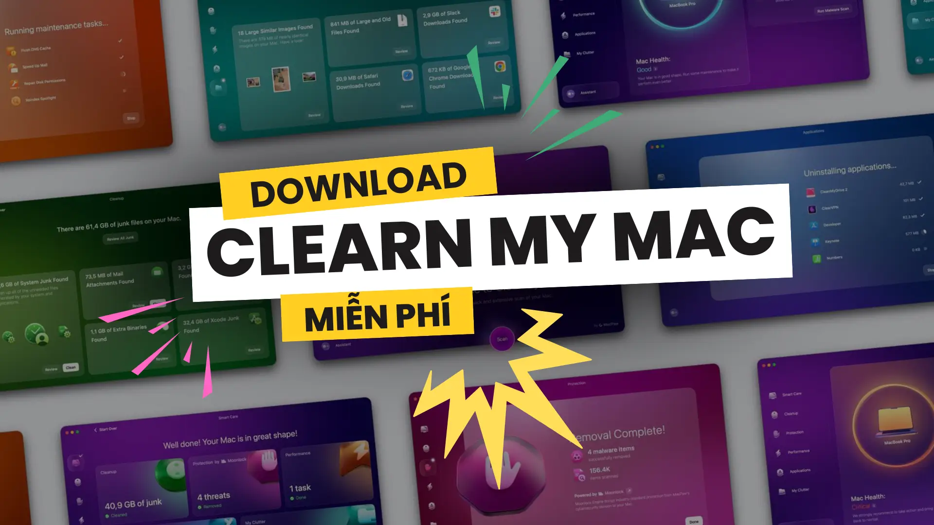 Download CleanMyMac miễn phí - Phần mềm dọn dẹp Macbook hiệu quả nhất